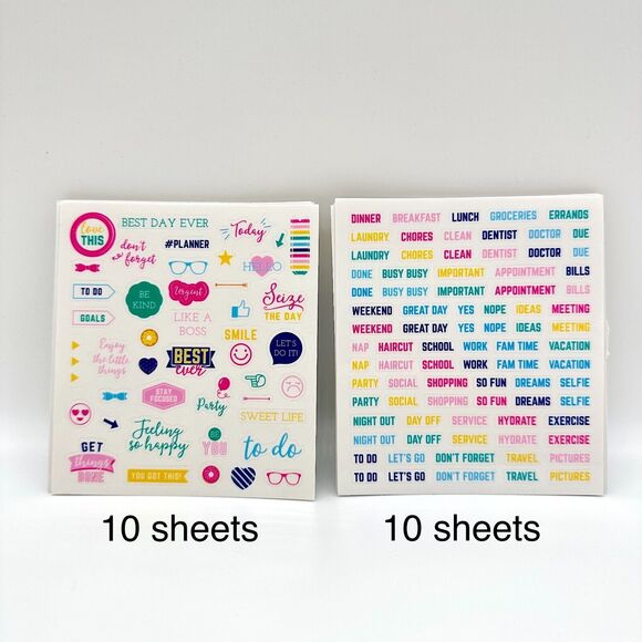 Huge Lot Craftsmart Planner Stationery Washi Stickers Sticky Notes Paper Clips - Picture 7 of 10